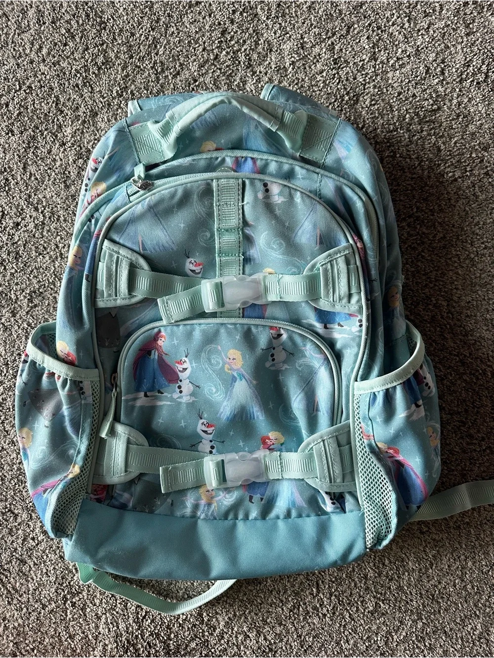 Pottery Barn Kids Frozen Character Backpack and Lunchbox